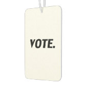 Pour Voiture "vote" - désodorisant noir blanc (Gauche)