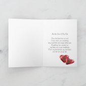 Pour votre fiancé, une carte de Saint-Valentin éto (Intérieur)