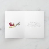 Pour votre Mari, une Père Noël agitant la carte de (Intérieur)