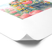 Pour Vous – Affiche Robot Floral (Coin)