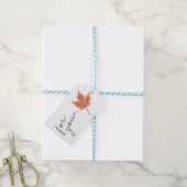 pour vous simple étiquette cadeau blanc (Avec de laficelle)