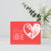 Pour vous voir la carte postale d'amour (Debout devant)