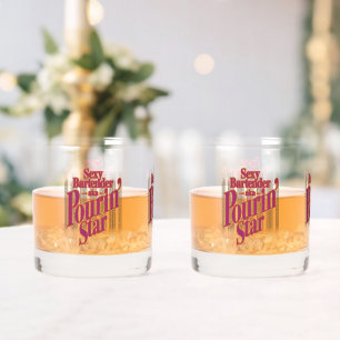 Pourin' Star Whisky Glas