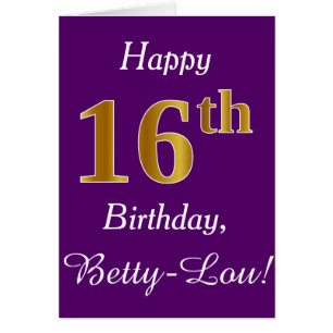 Pourpre, anniversaire d'or de Faux 16ème + Nom