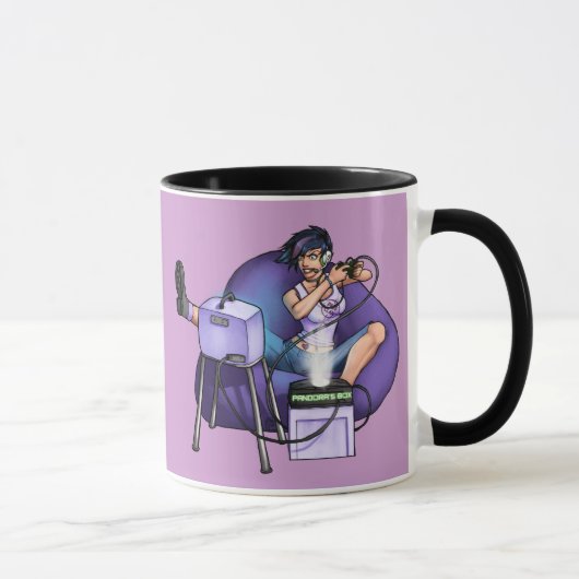Pourpre de boite de Pandore de tasse de PMS (Droite)