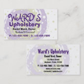 Pourpre de carte de visite professionnelle de (Devant / Derrière)