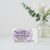 Pourpre de carte de visite professionnelle de (Debout devant)