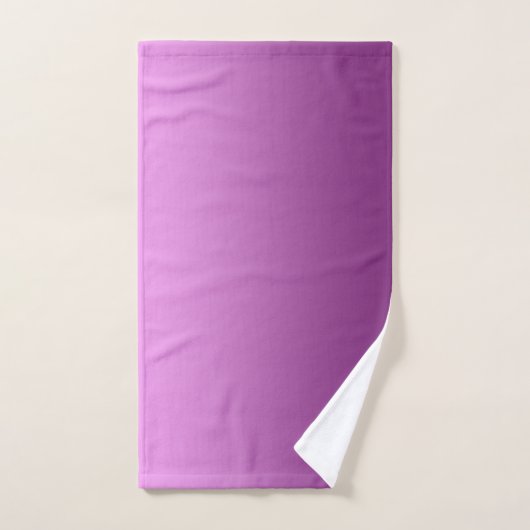 Pourpre de gradient avec le monogramme fait sur (Serviette à main)