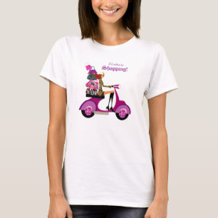 Pourpre de T-shirt de bourse de mode d'amusement