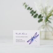 Pourpre des cartes de visite | de libellule (Debout devant)