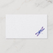 Pourpre des cartes de visite | de libellule (Dos)