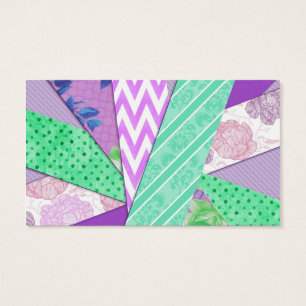 Pourpre et bandes turquoises de motif