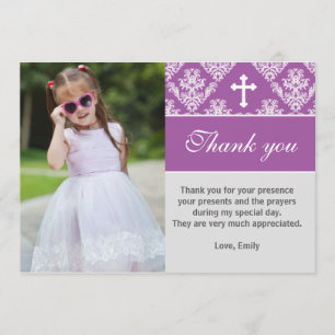 Pourpre fait sur commande de carte photo de note