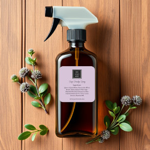 Pourpre Logo Ingrédients Étiquettes de produits