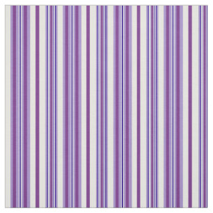 Pourpre mauve chic, tissu rayé blanc bleu-foncé