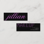 Pourpre nommé de carte de visite de 311 coutumes (Devant / Derrière)