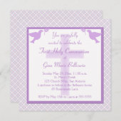 Pourpre, pastels et première invitation de (Devant / Derrière)