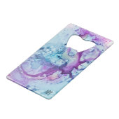 Pourpre violet de marbre moderne de turquoise de (Devant Angle)