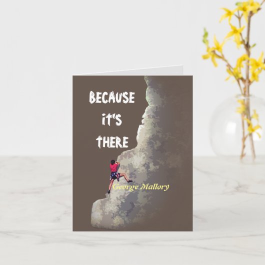 Pourquoi grimper ? - Parce qu’il y a une carte (Fleur jaune)