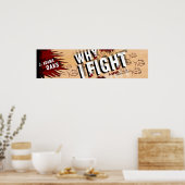 POURQUOI JE ME BATTRE Poster (Cuisine)