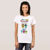 Pourquoi le 6 était traumatisé T-shirt de maths dr (Devant entier)