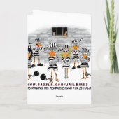 Pourquoi le crime : Carte de voeux de récidiviste (Dos)