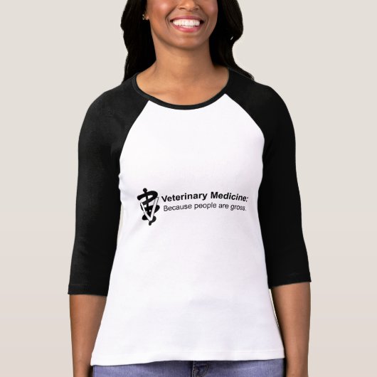 Pourquoi médecine vétérinaire ? 3/4 T-shirt des (Devant)