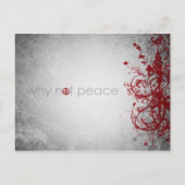 pourquoi pas la paix - carte postale anglaise (Devant)