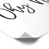 Pourquoi Pas ? Poster de typographie (Coin)