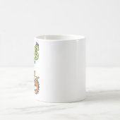Pourquoi six avait peur Mug de blague de maths drô (Centre)