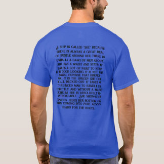 Pourquoi un navire est-il appelé Elle ? T-Shirt