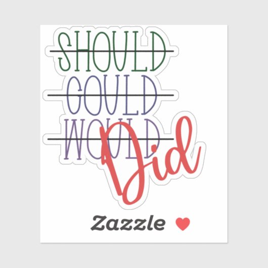 Pourrait Faire Sticker (Feuille)