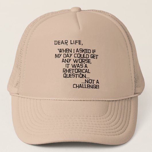 Pourrait-Il Obtenir N'Importe Quel Pire Casquette  (Devant)