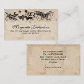 poursuit des cartes de visite (Devant / Derrière)