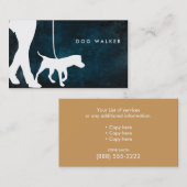 Poursuivez le carte de visite 3,5" de marcheur x (Devant / Derrière)