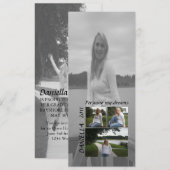 Poursuivre mes rêves carte photo de diplôme (Devant / Derrière)