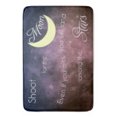 Pousse pour le tapis de bain inspiré de lune (devant Vertical)