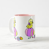 Poussette et oeufs de Pâques Mug (Devant gauche)