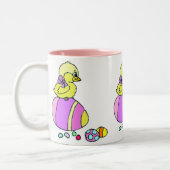 Poussette et oeufs de Pâques Mug (Gauche)