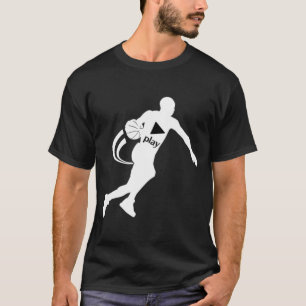 POUSSEZ LE T-SHIRT DE BASKET-BALL DE JEU
