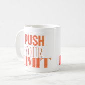 Poussez Vos Limites – Mug Motivationnel (Devant gauche)