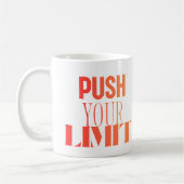 Poussez Vos Limites – Mug Motivationnel (Gauche)