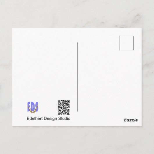 Poussière Collage Aquilegia. Carte postale Text &