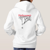 Poussière de dessin d'Araignées d'Halloween. Sweat (Dos)