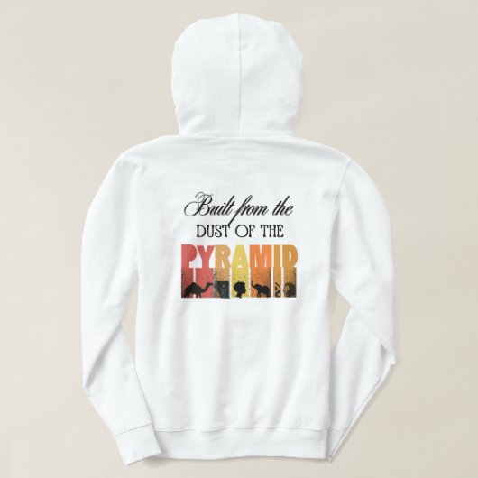 Poussière de la Pyramide | Sweat à capuche pour ad (Design dos)