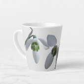 Poussière De Neige. Mug latte gris clair (Angle gauche)