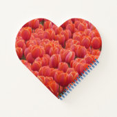 Poussière En Forme De Coeur. Carnet photo Tulips (Dos)
