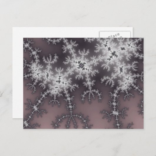 Poussière étoilée - Carte postale fractale (Devant / Derrière)