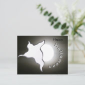 Poussière Ghost & Lune. Bonne carte postale Hallow (Debout devant)
