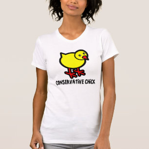 Poussin conservateur, T-shirt de dames